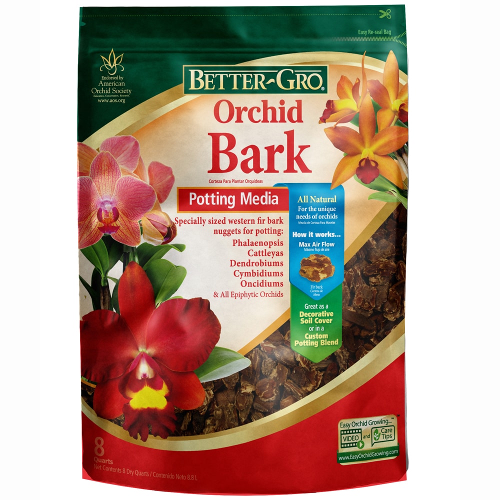 BETTER GRO Orchid bark Organic Potting Soil Mix in the Soil ...