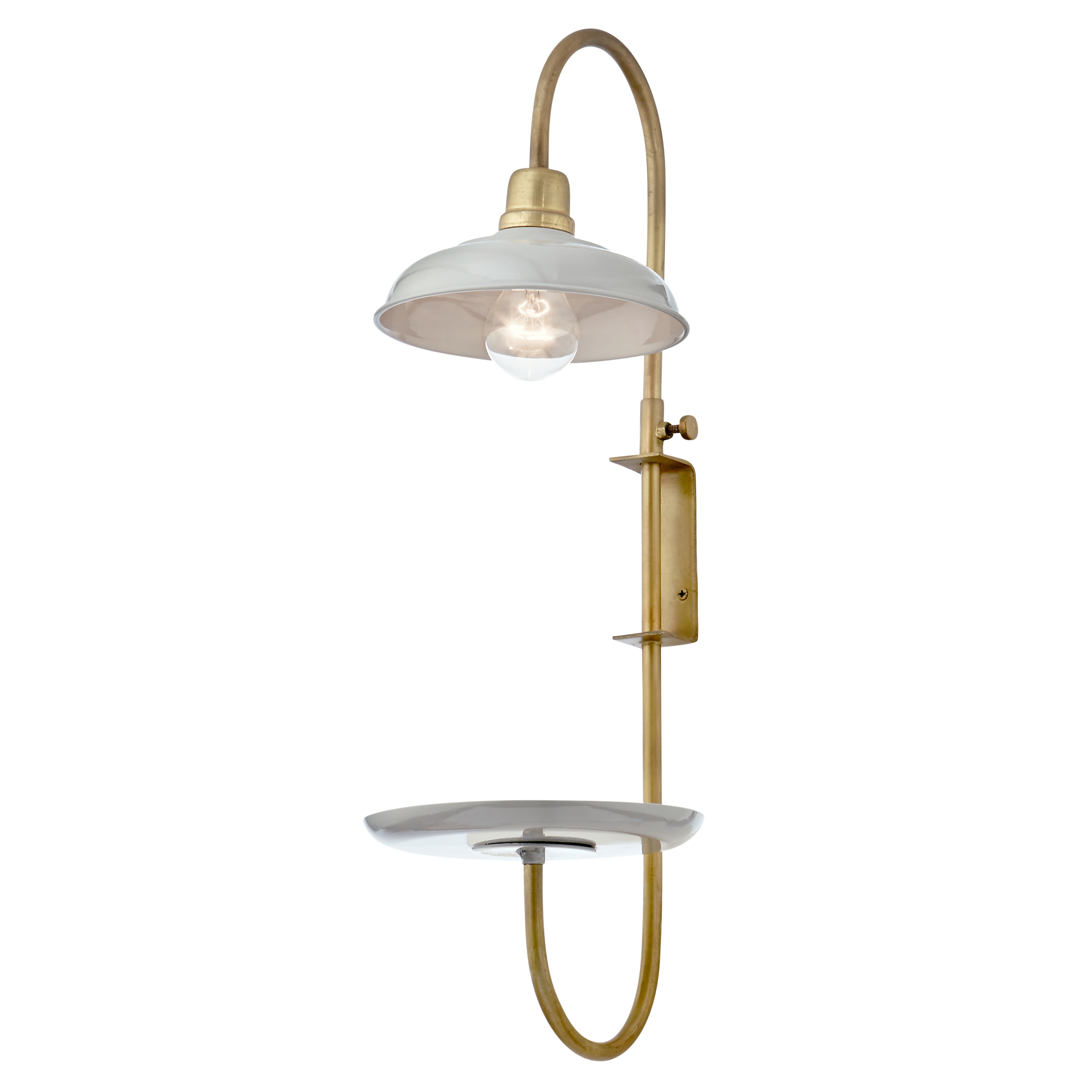 NEW~Beautiful Wall Sconce by TOV in Blush~KULI Contemporary Modern~Brass Accent 