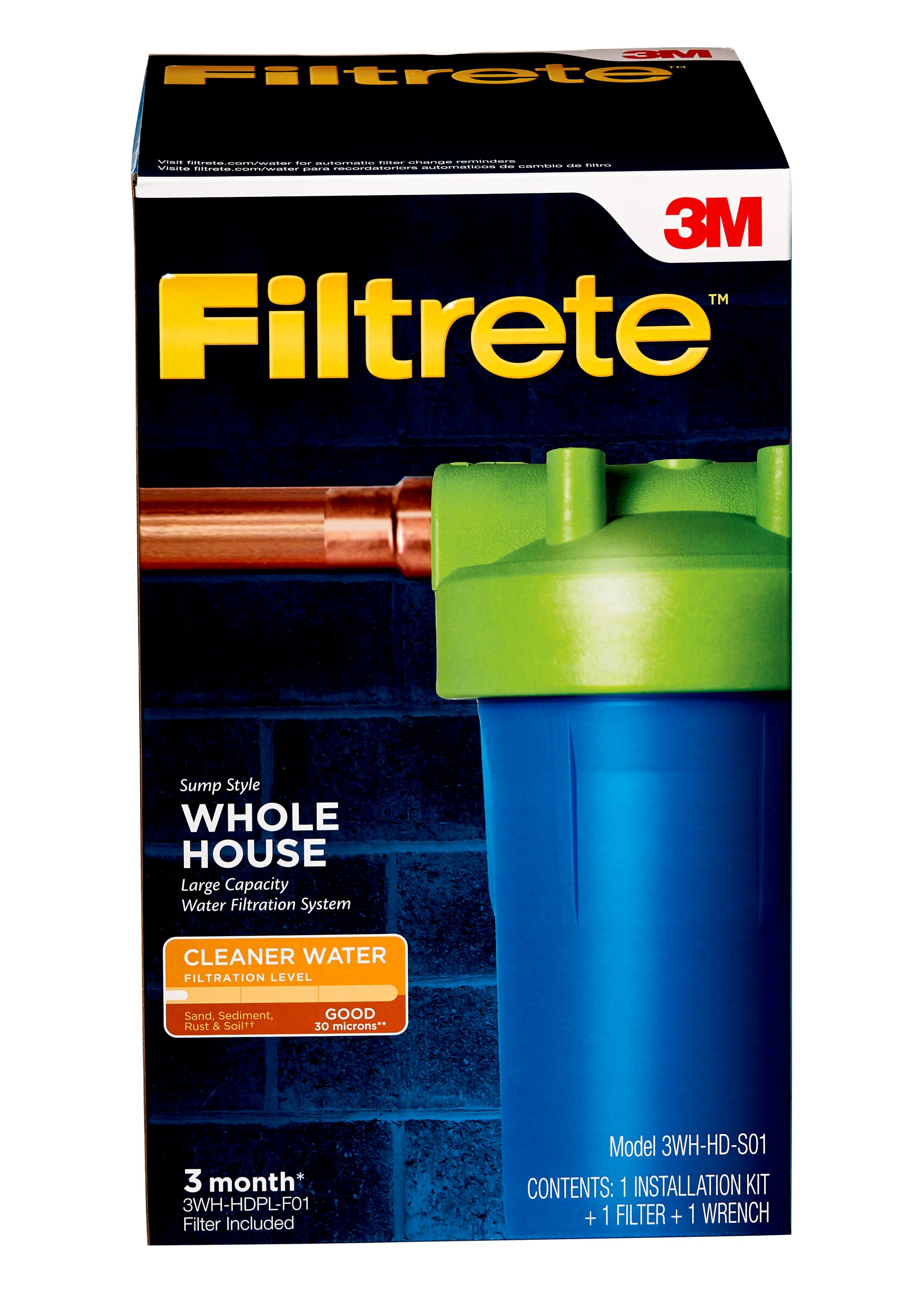3m Filtrete 4wh-qcto-s01 Whole House Water Filtration System for sale online