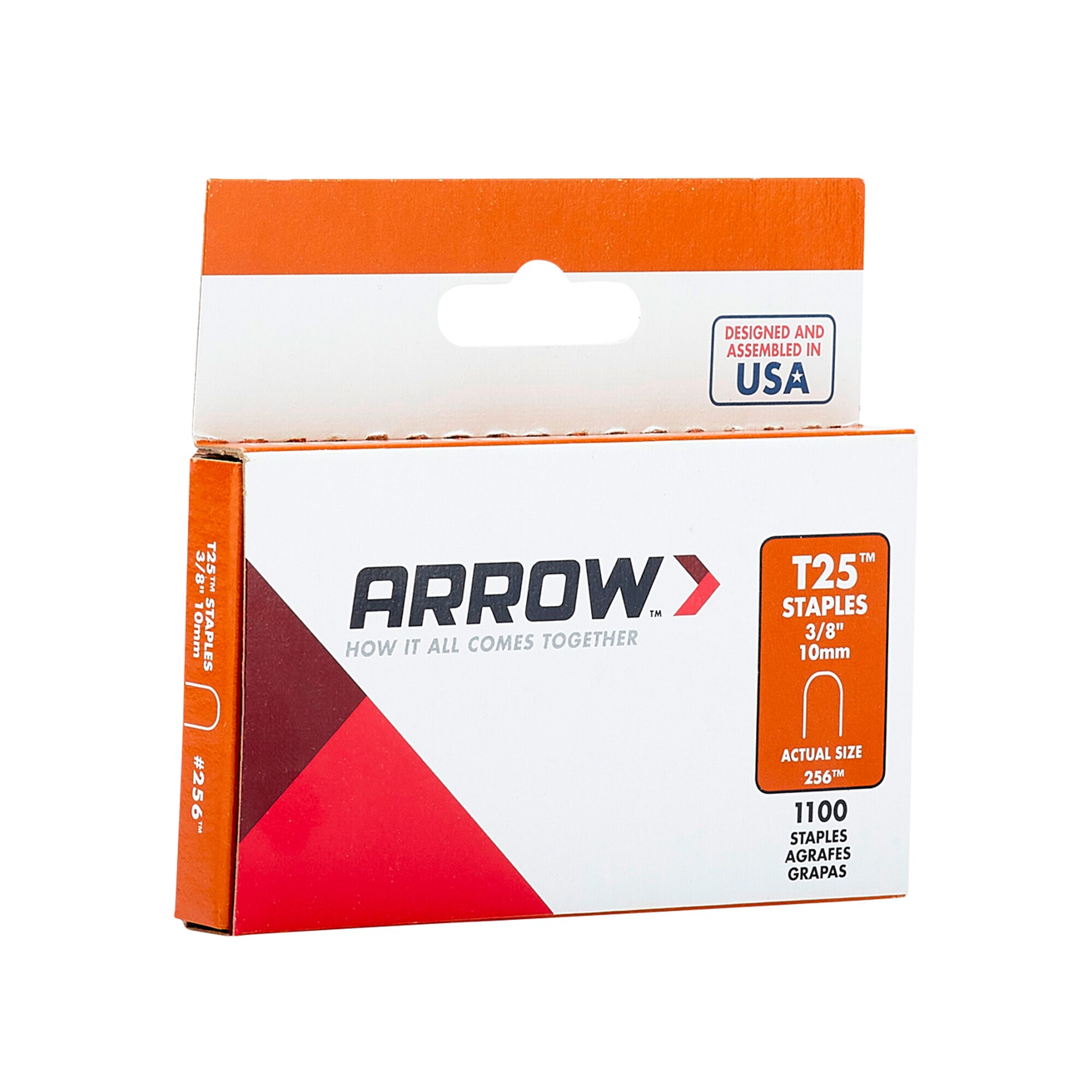 3/8in Box 1000 Arrow T18 Staples 10mm 