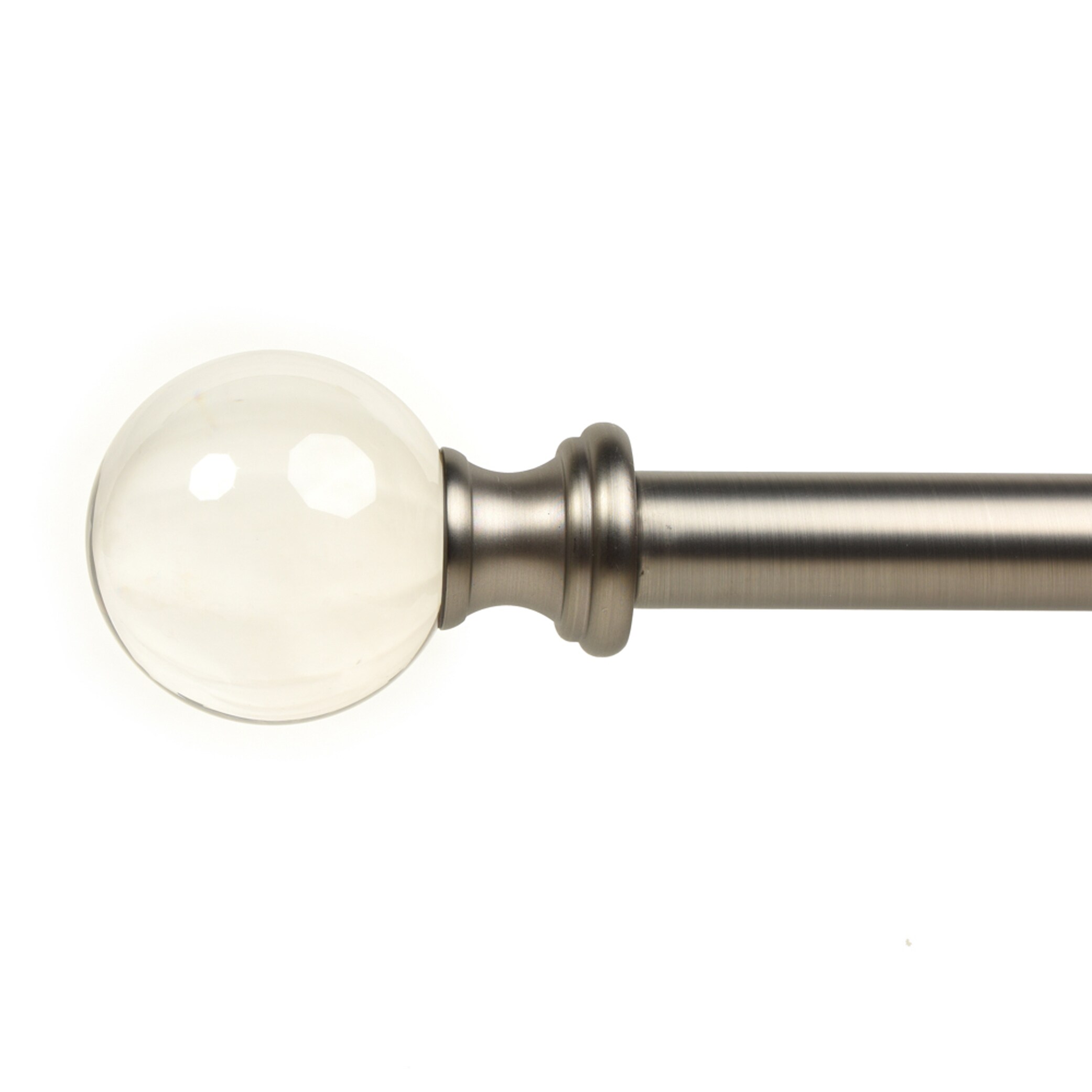 Allen Roth 2 Finials Brushed Pewter Finish #0773154 