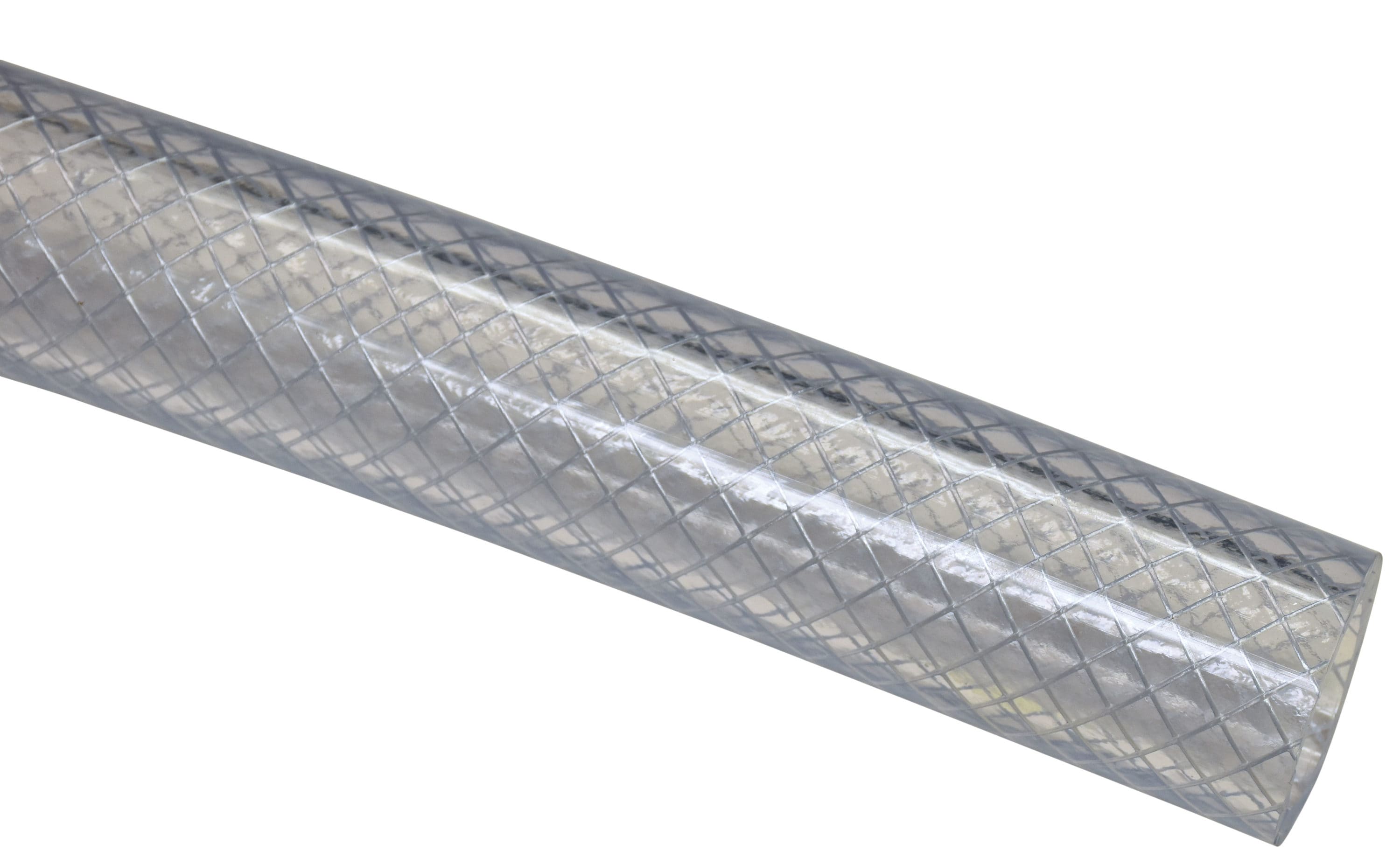 USA Sealing FDA Steel Wire Reinforced PVC Tubing Long 1/2 ID x 3/4 OD x 2 ft 