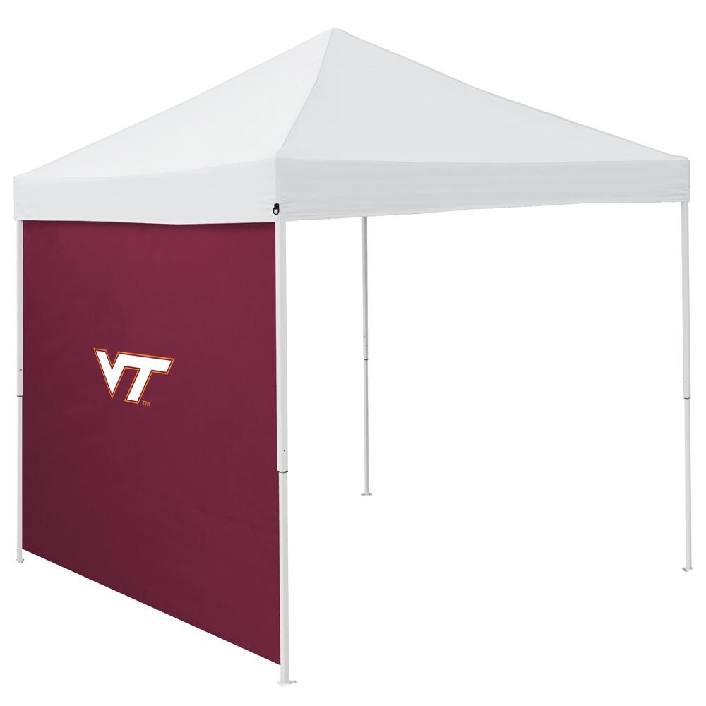 Logo Brands NCAA Virginia Tech Hokies Adult Size Tailgate Canopy 9 x 9 Side Panel Tent 