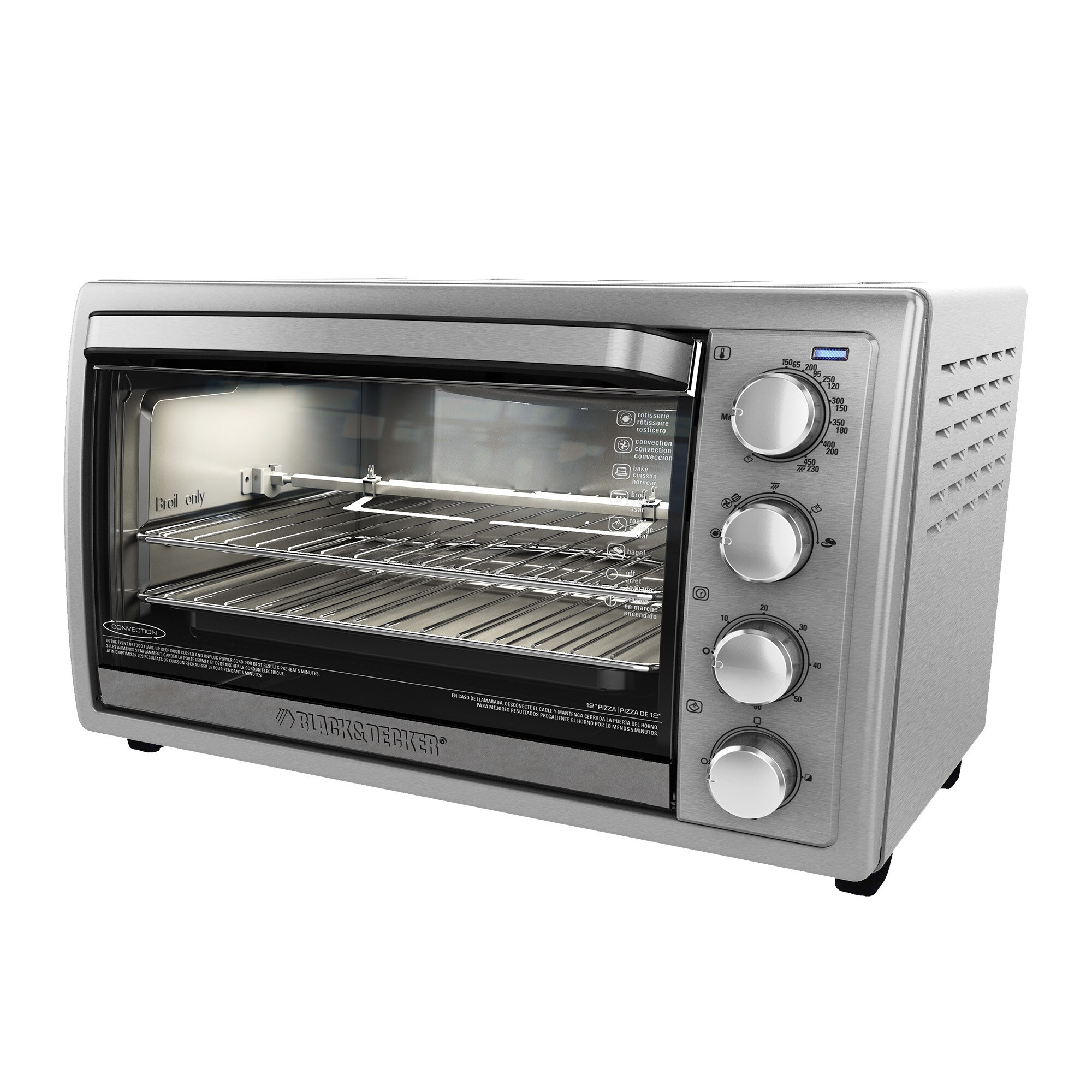 Stainless Steel Finish Fast Ship Brand New 6-Slice Counter top Toaster Oven 