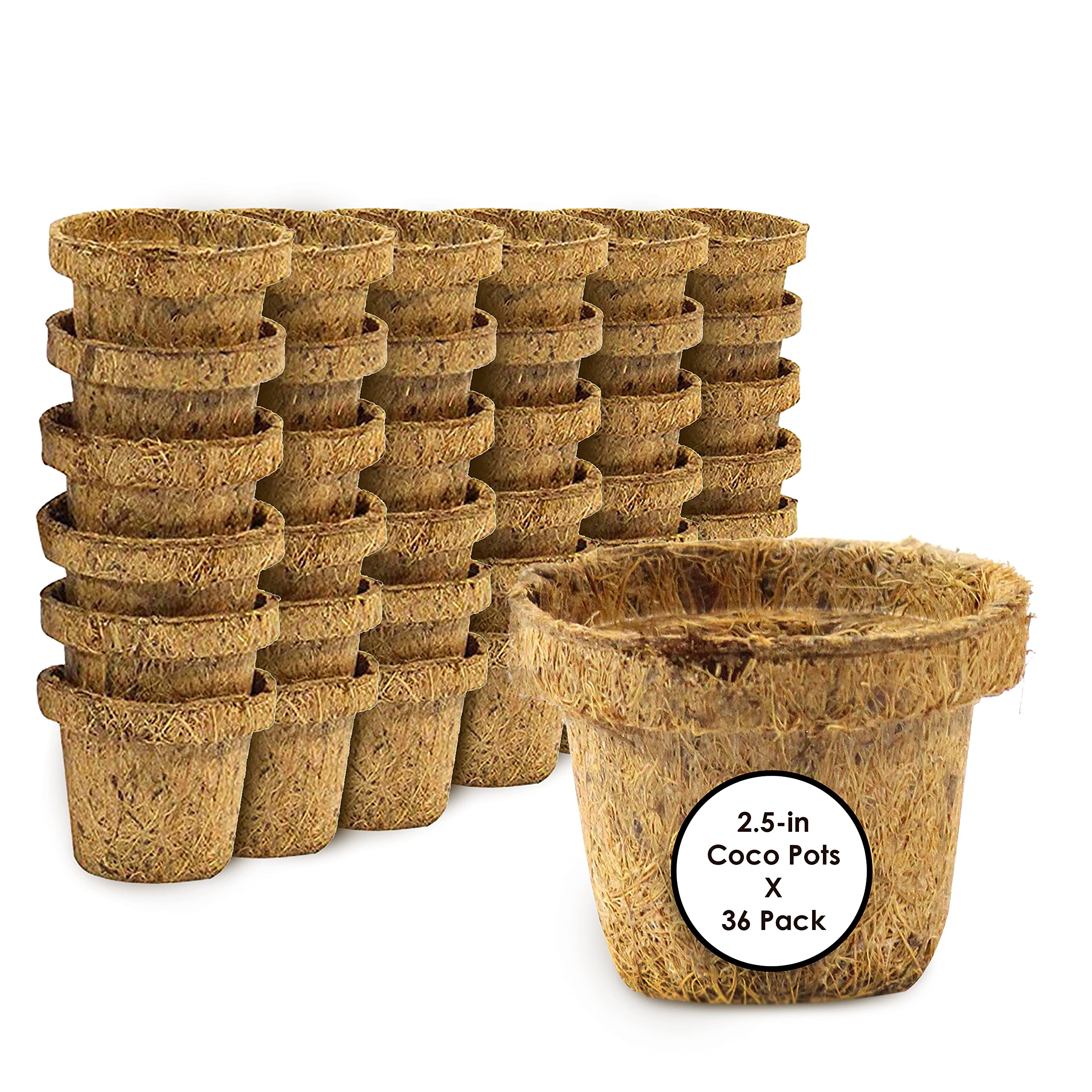 Organic Coco Coir Bricks Coconut Fiber for Growing Natural Seed Starter 5 Pack 