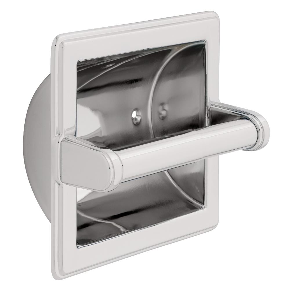 Polished Chrome Recessed Toilet Paper Holder High Quality 