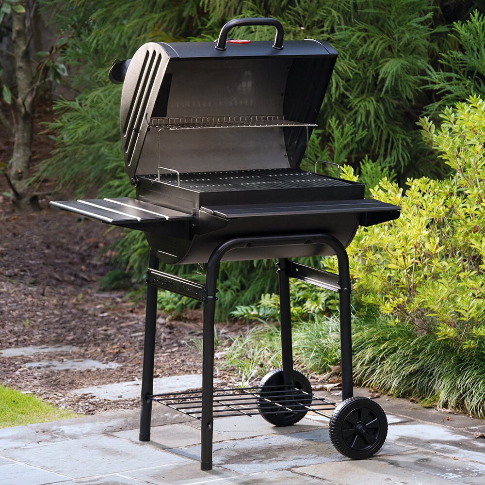 Char-Griller 23-in W Black Barrel Charcoal Grill In The Charcoal Grills ...