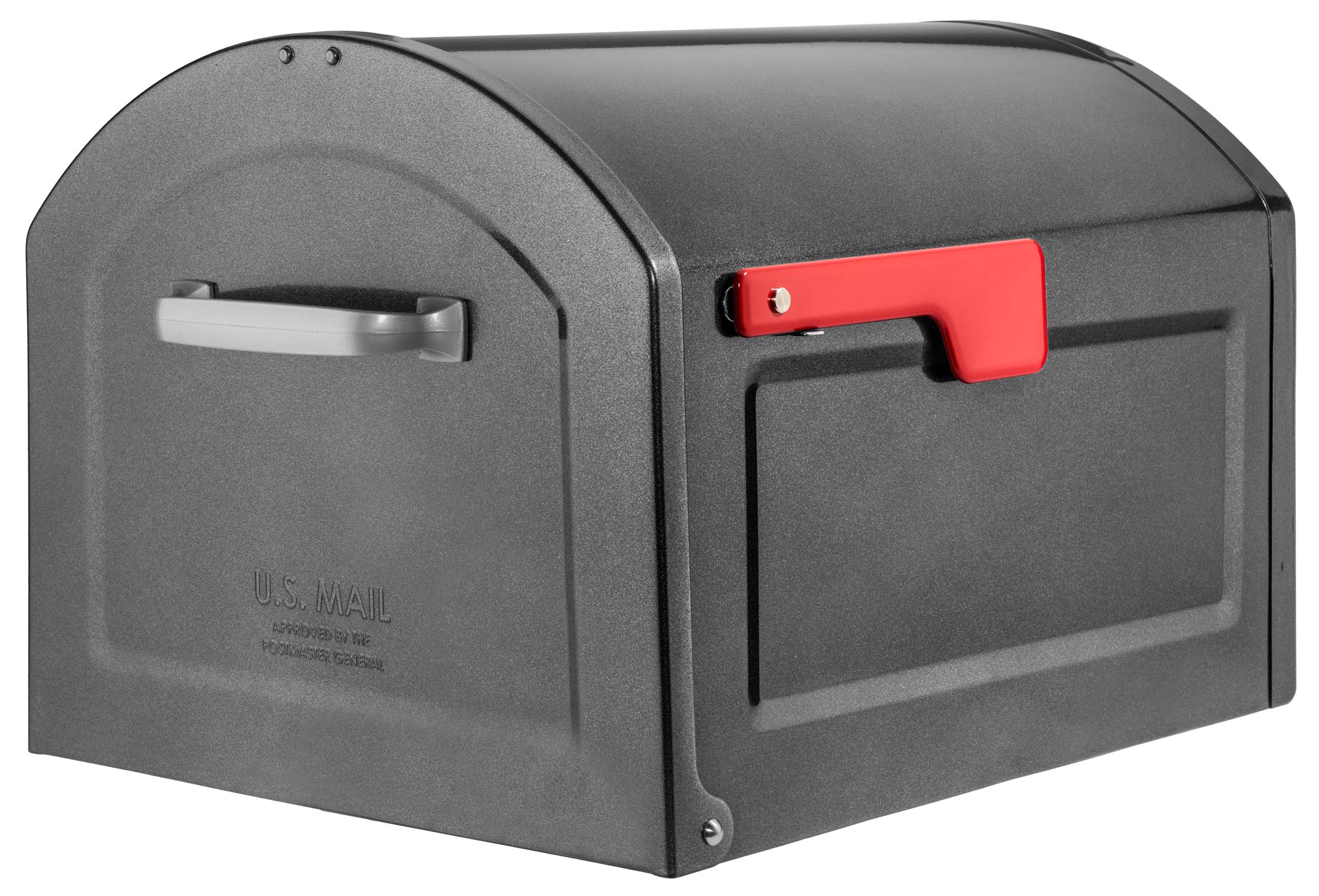 Architectural Mailboxes 6300B-10 Oasis Classic Locking Post Mount Parcel Mailbox 