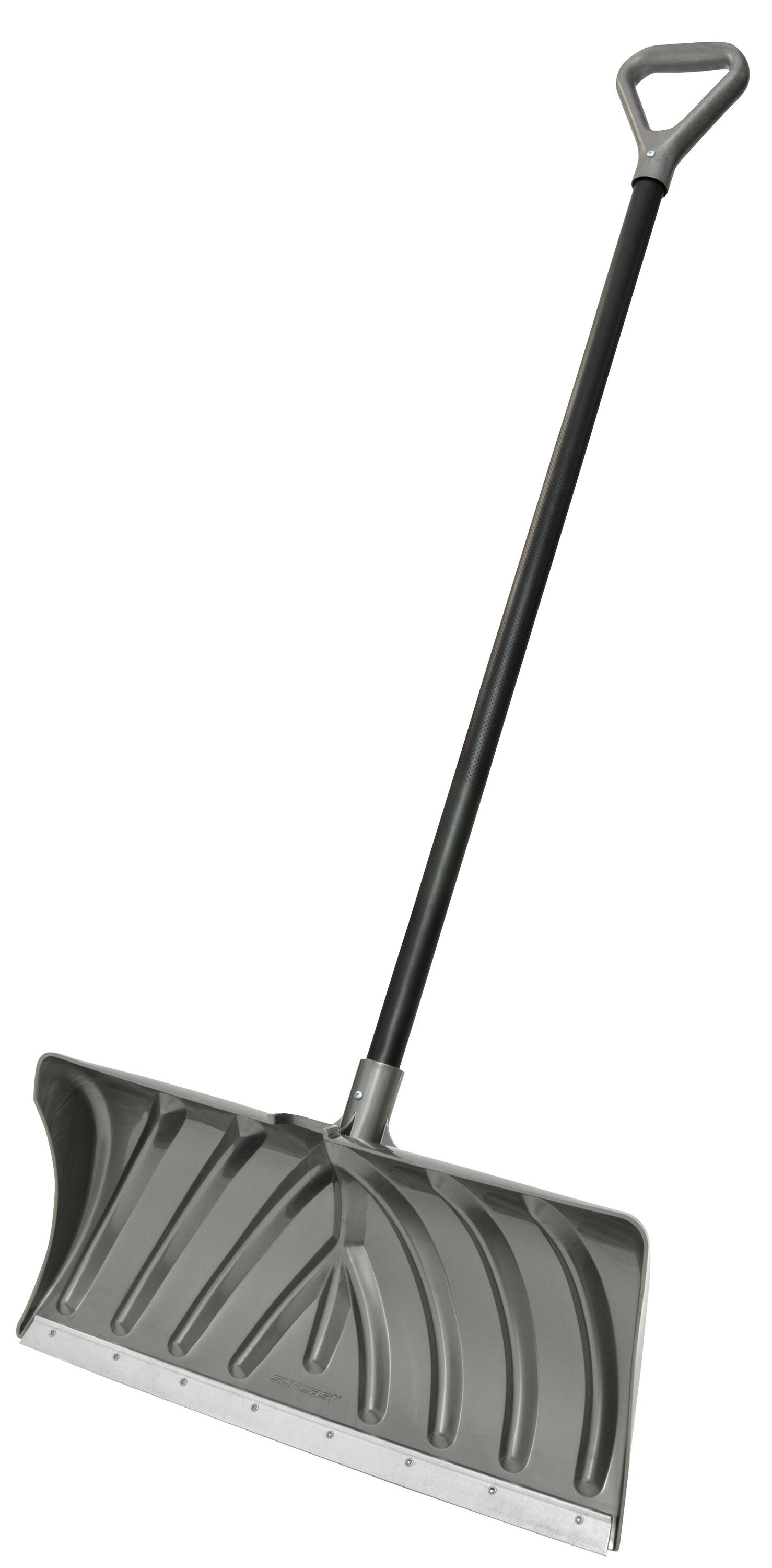 18 Inch Blade, 44 Inch Handle Commercial Snow Shovel with Fiberglass Handle 