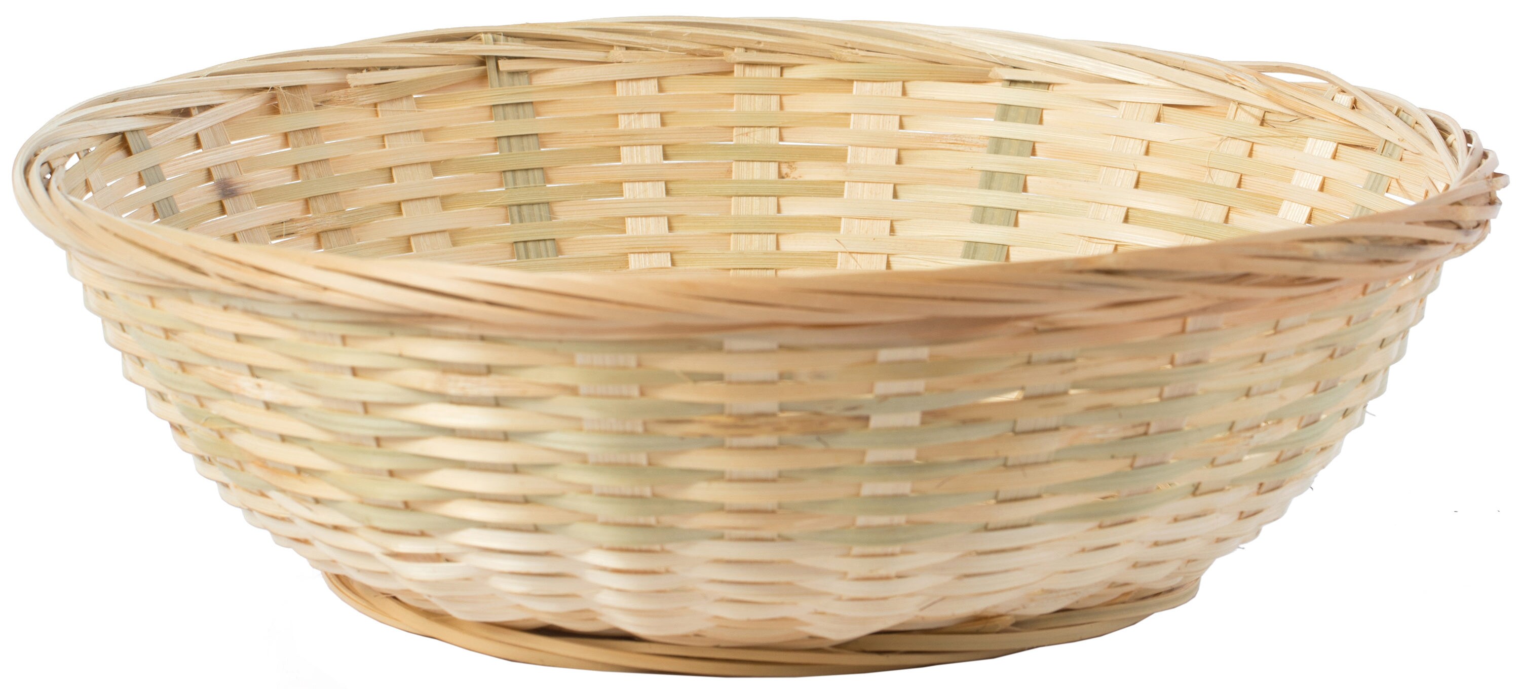 Natural Bamboo Wicker Bread Food Basket Storage Hamper Display Trays 