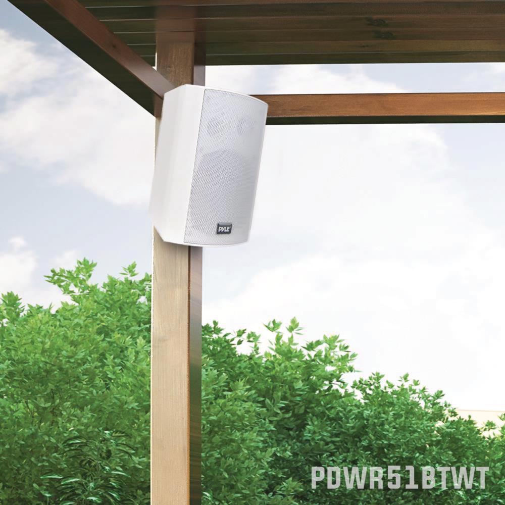 Pyle Home 9.25-in 40-Watt Set of 2 Outdoor Outdoor Speaker