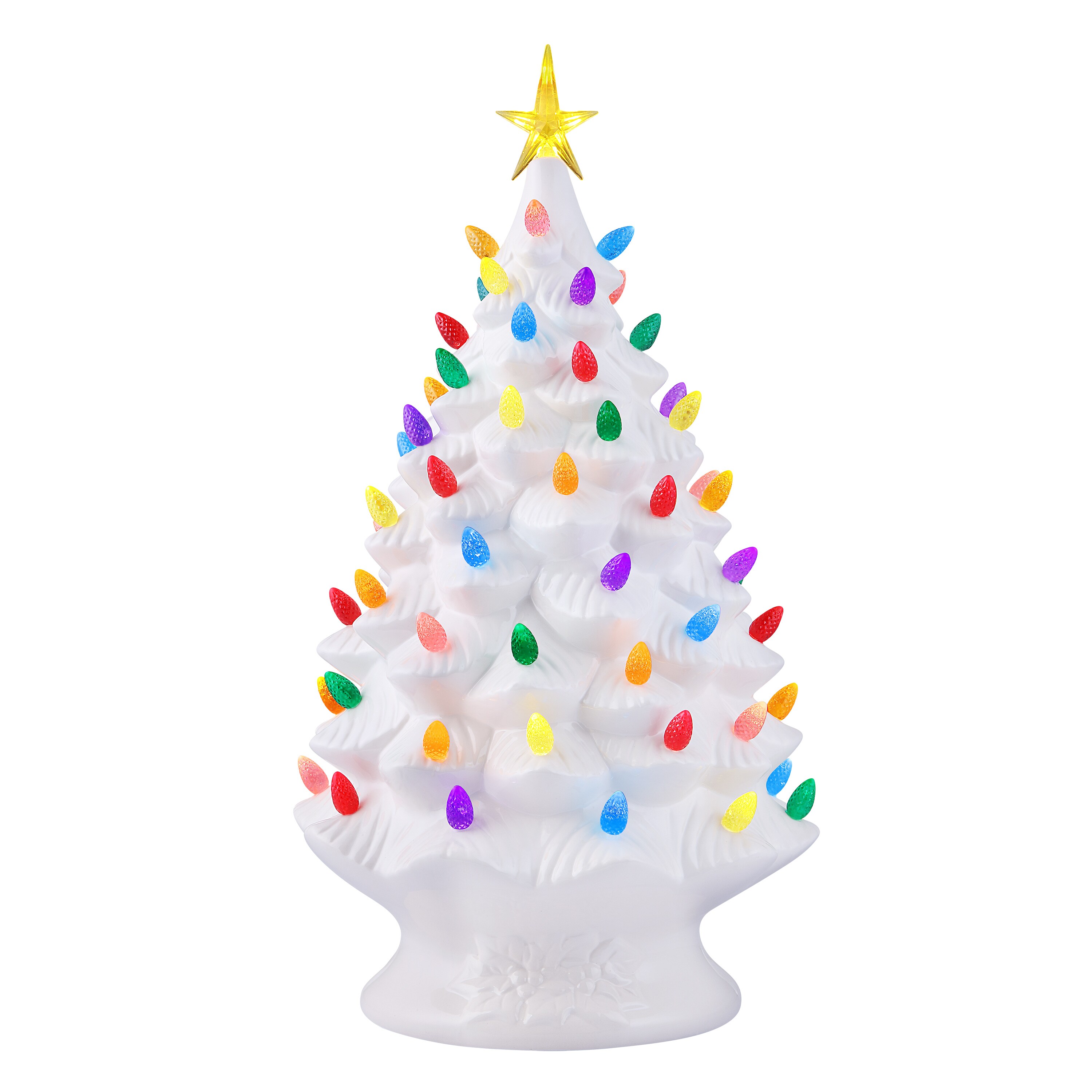 inch Christmas Nostalgic Tree 24-White Christmas Décor Mr
