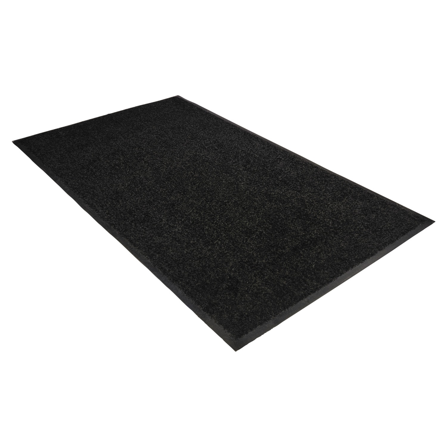 Black Rubber with Nylon Carpet 5x8 Guardian Platinum Series Indoor Wiper Floor Mat
