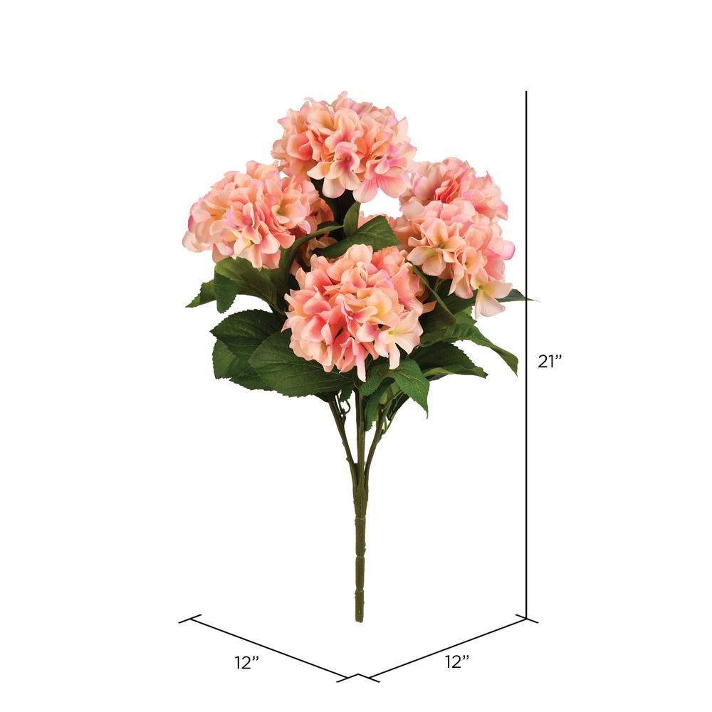 Artificial Primula Bush 25 Flowers 21cm/8 Inches Pink 