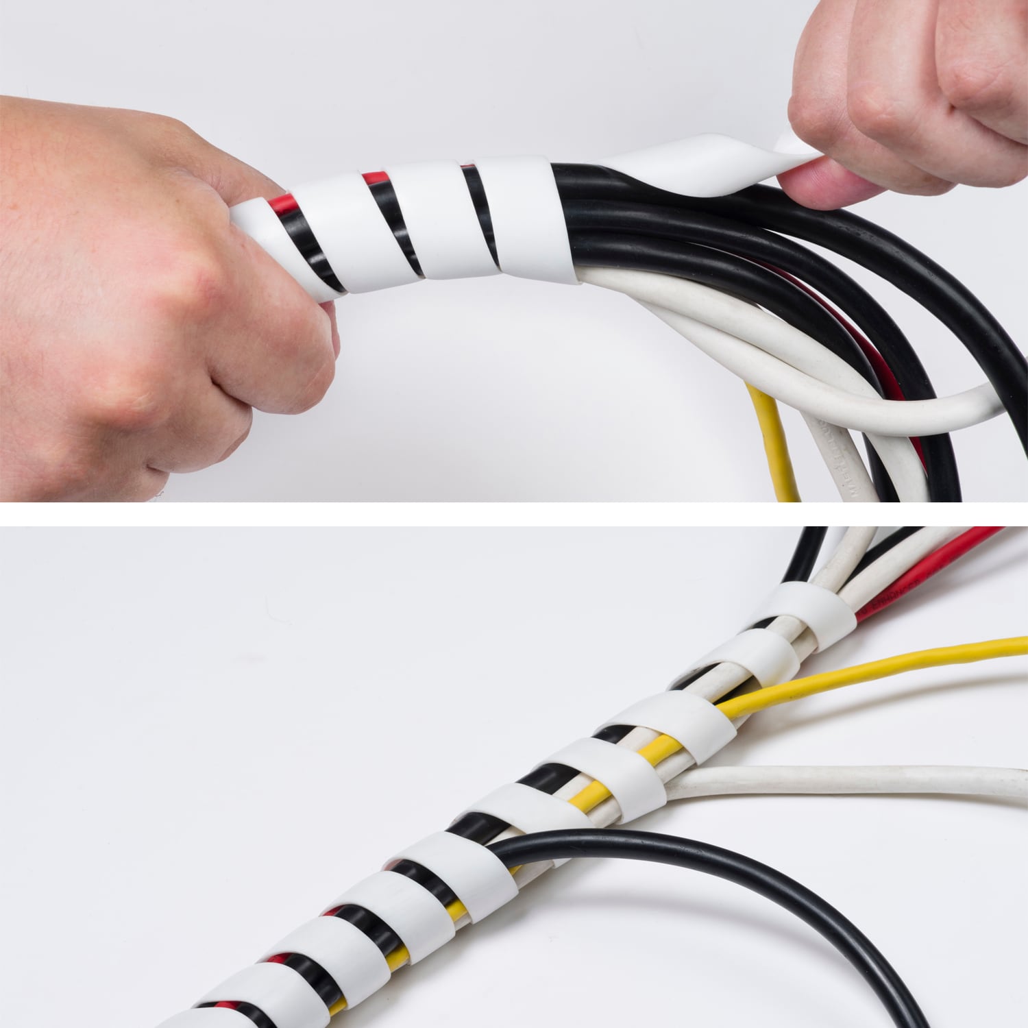Details about   Spiral Tube Wrap Cable Management Sleeve 13mmx15mm 2 Meters Long White 