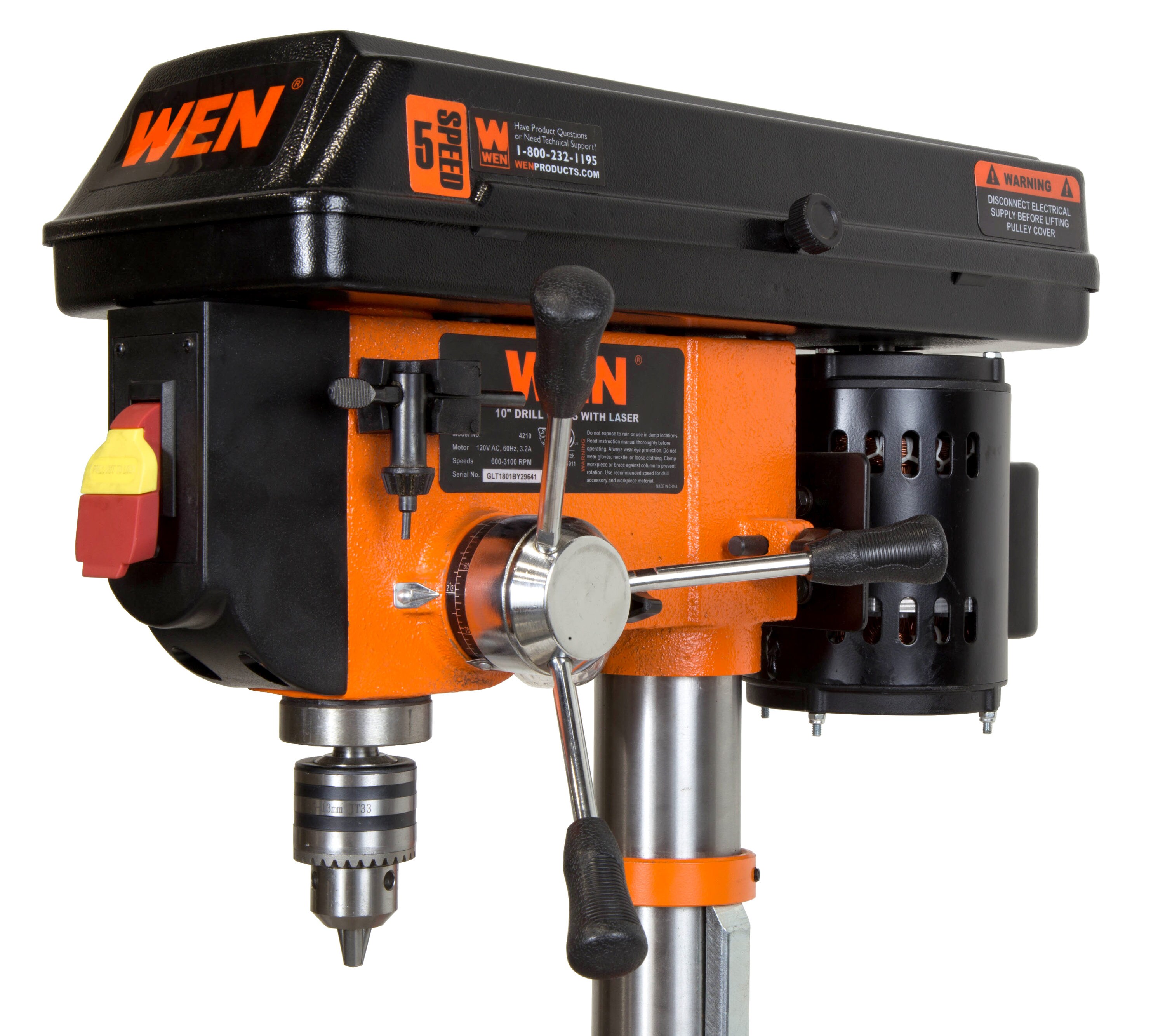 10-Inch WEN 4210 Drill Press with Laser 