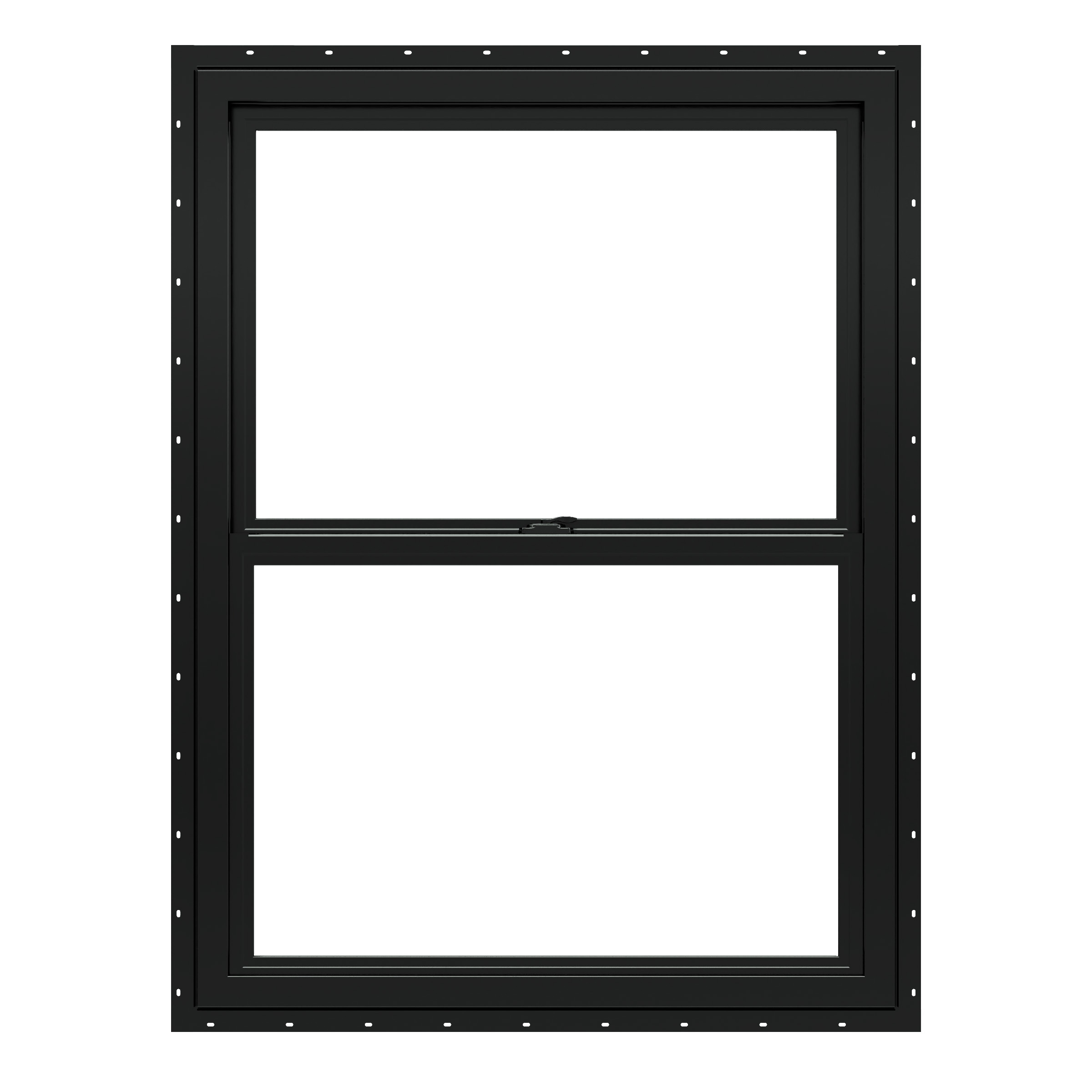 Pella Impervia 35.5-in X 3-in Jamb Fiberglass New Construction Black ...