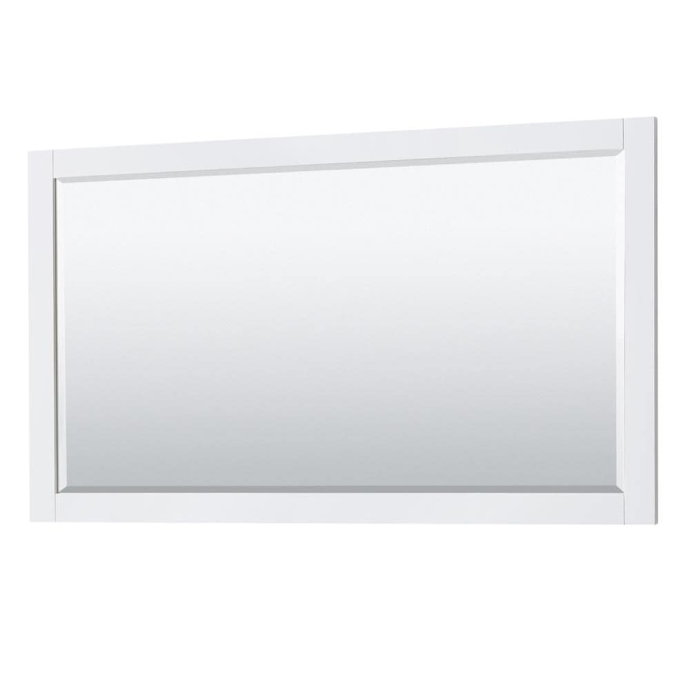 Wyndham Collection Avery 60-in White Bathroom Vanity Cabinet (mirror 