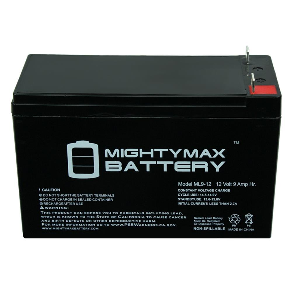 2 Pack Brand Product Mighty Max Battery 12V 9AH Compatible Battery for APC UPS Power Backup Systems