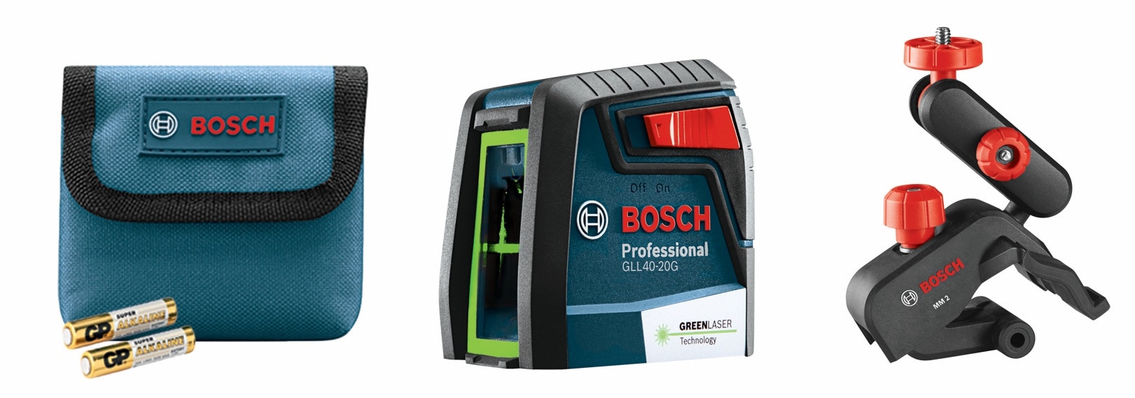 Bosch GLL40-20G Green-Beam Self-Leveling Cross-Line Laser for sale online 