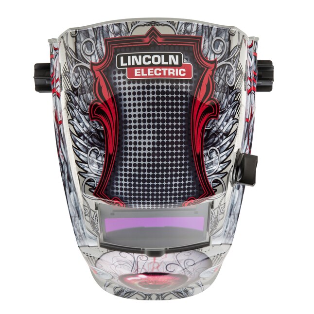 Lincoln Electric Shade 9 to 13 Welding Helmet K3190-1 Tan/Red 