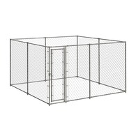 6ft x 10ft x 10ft Chain Link Outdoor Dog Kennel Kit