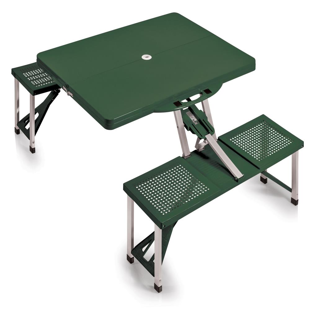 folding picnic table green