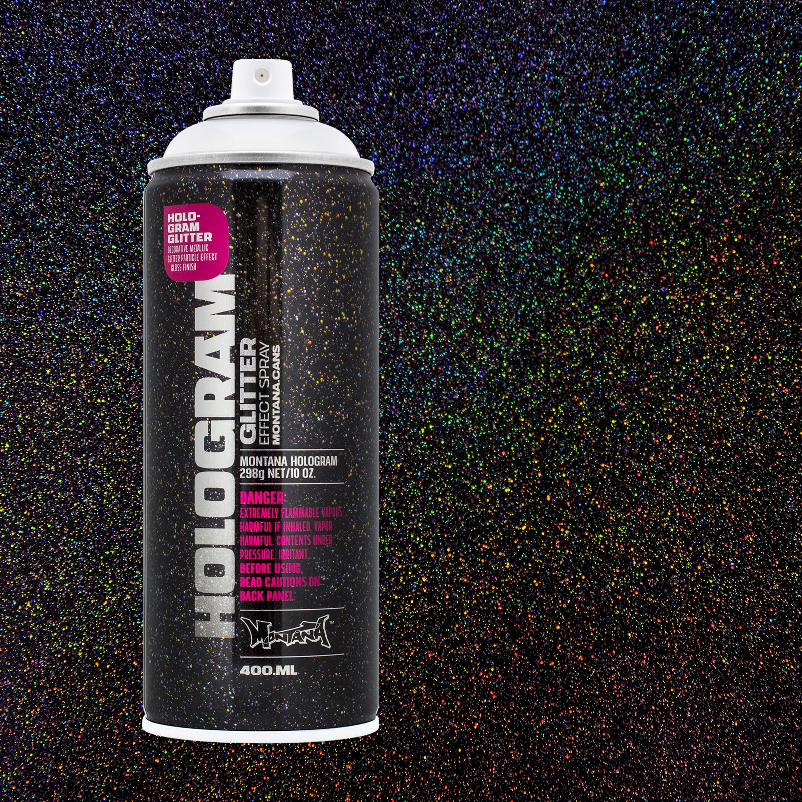 Cans HOLOGRAM GLITTER EFFECT Semi-Gloss Clear Glitter Spray Paint (NET WT. in the Spray Paint department Lowes.com