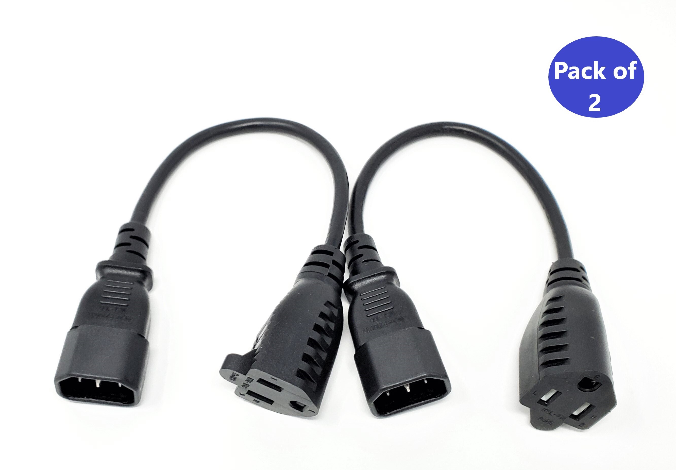 Slink Wetland Drink water Micro Connectors 6-ft 18-awg- 3 Black Ul Power Cord By-the-foot in the  Power Cord department at Lowes.com