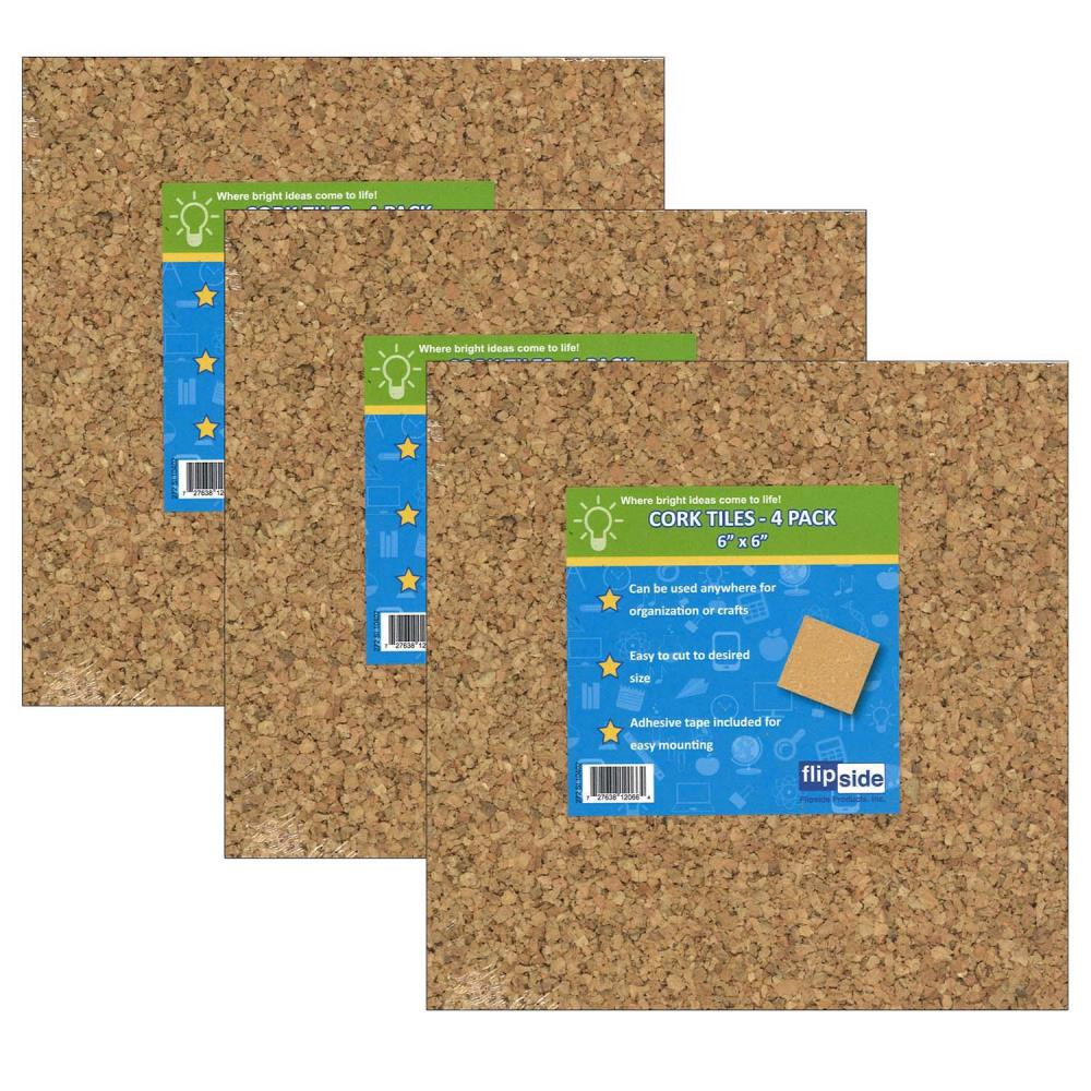 1 THICK 16"x16"x1/2" CORK BULLETIN MESSAGE BOARD WALL TILES PANEL SHEET ACOUSTIC 