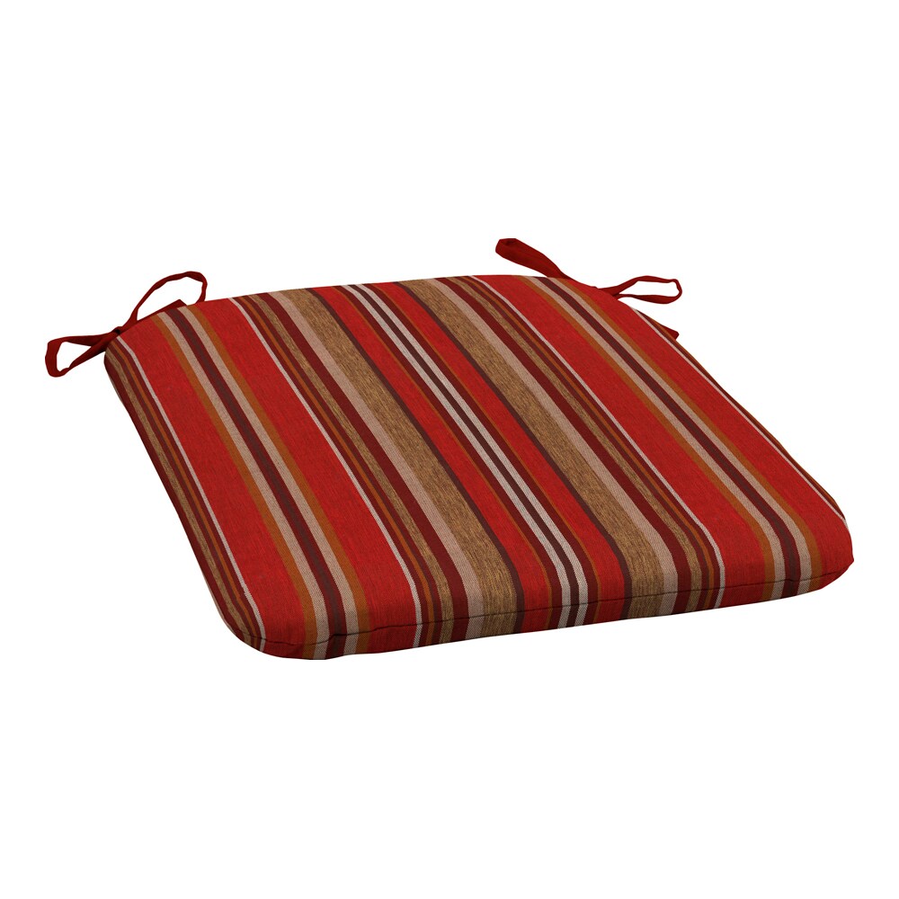 red striped chair cushions