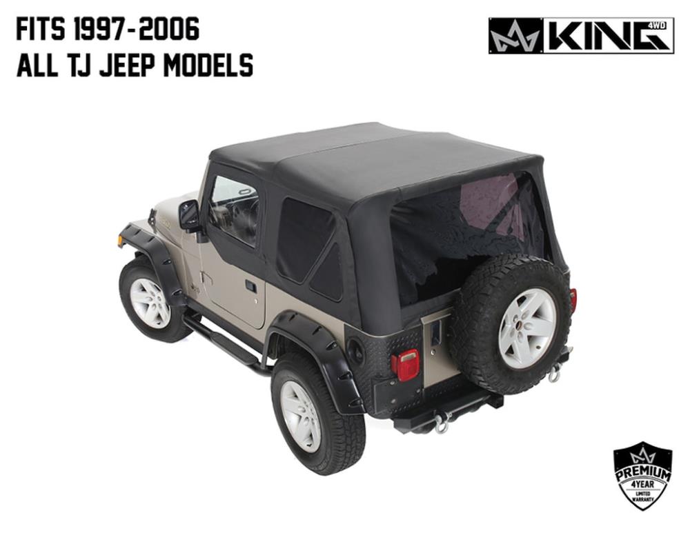 JEEP SOFT TOP MAILBOX TOPPER YOUR HOUSE NUMBER TEXTURED BLACK POWDER COAT 