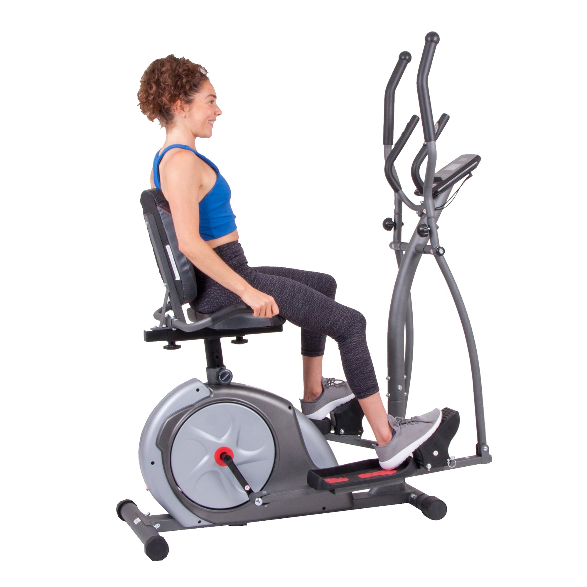 Body Flex Sports Body Rider 3-in-1 Trio Trainer Workout Machine, Black,  Gray, Silver, and Red, BRT5800