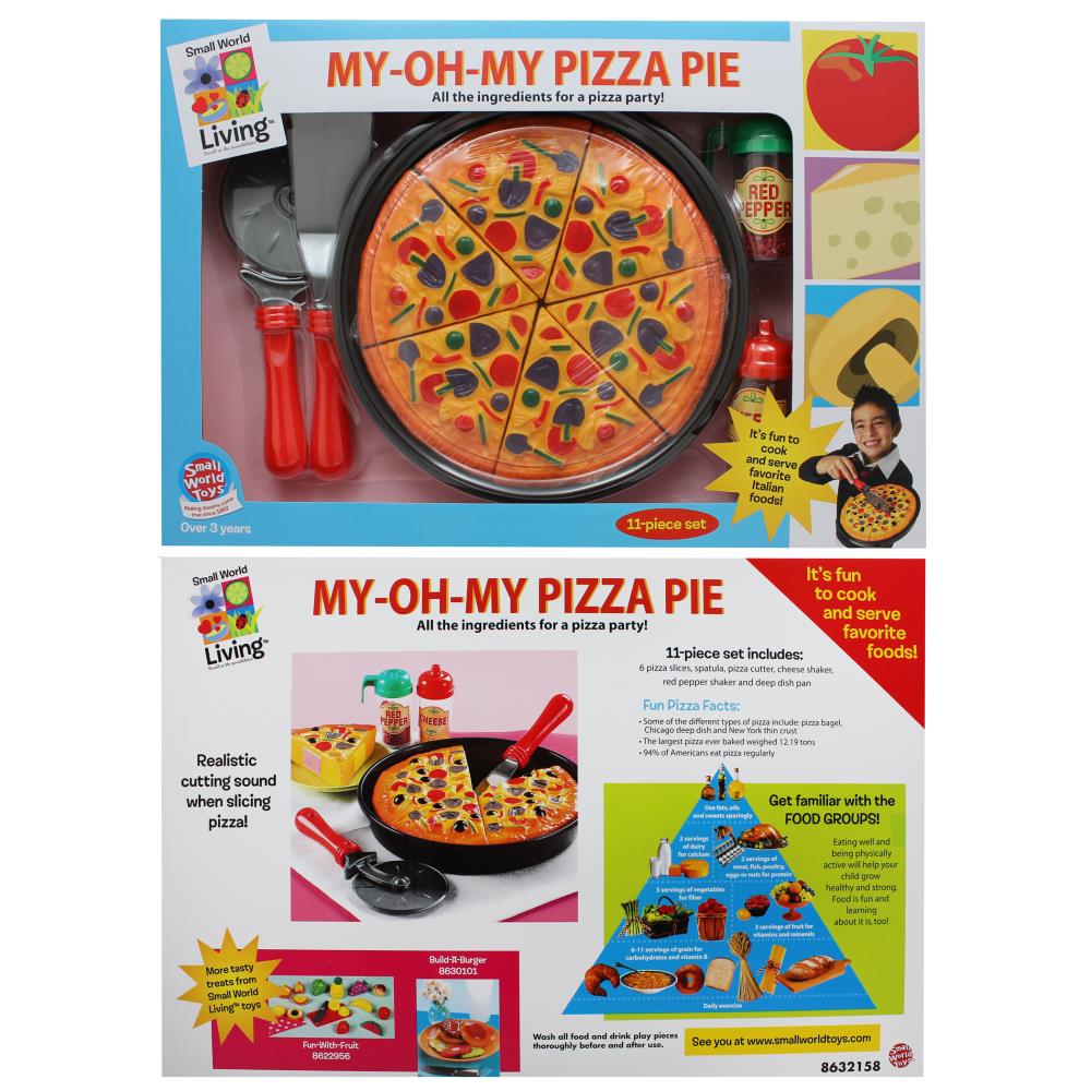 Small World Toys Living My-oh-my Pizza Pie 11pc Playset for sale online 