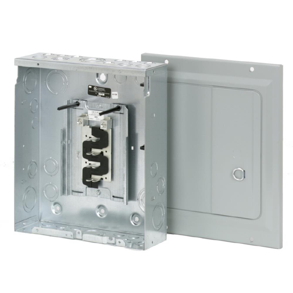 Small Eaton 125-Amp 6-Space 12-Circuit Wall Indoor Load-Breaker Electrical-Panel 