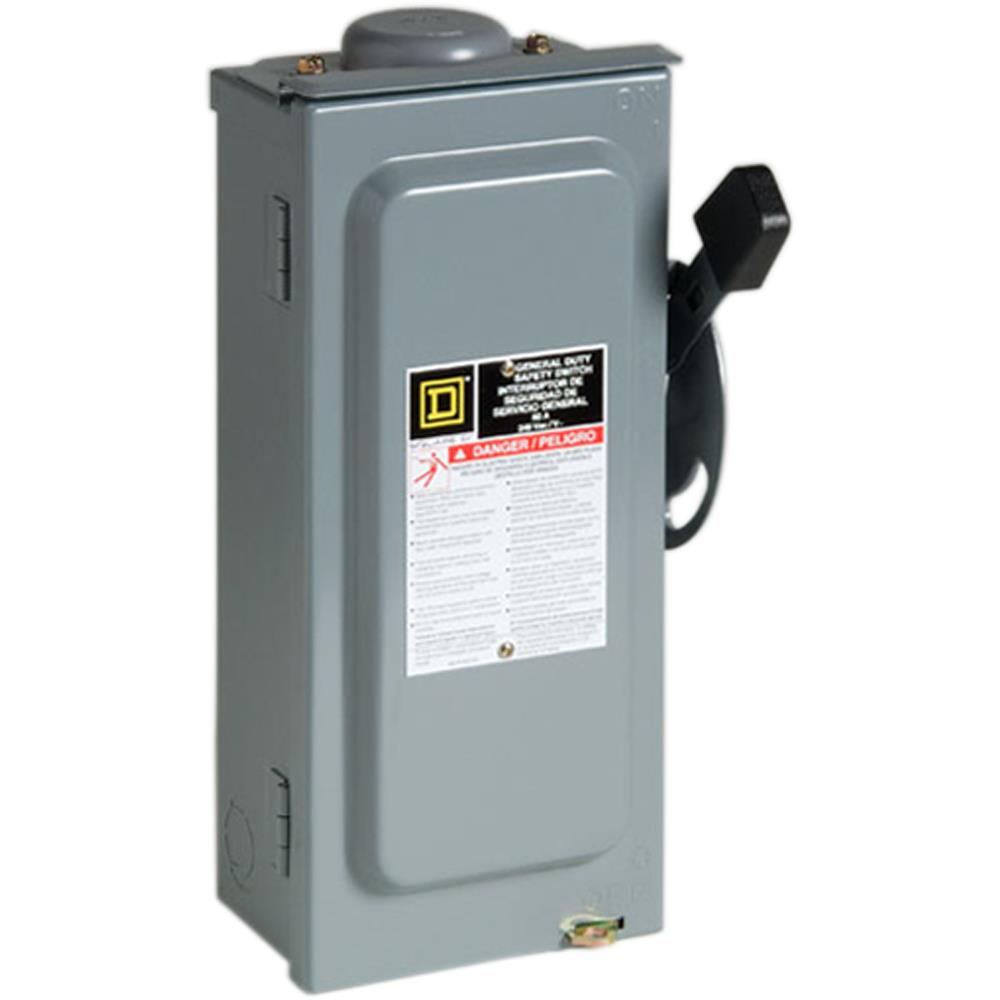 HU662DS SQUARE D 60A 60 AMP STAINLESS HEAVY DUTY SAFETY SWITCH 