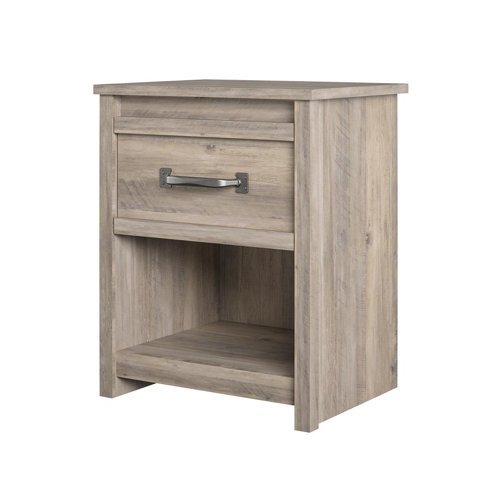 Modern Rustic Nightstand Gray Furniture Universal Oak Night Stands Bedroom NEW 