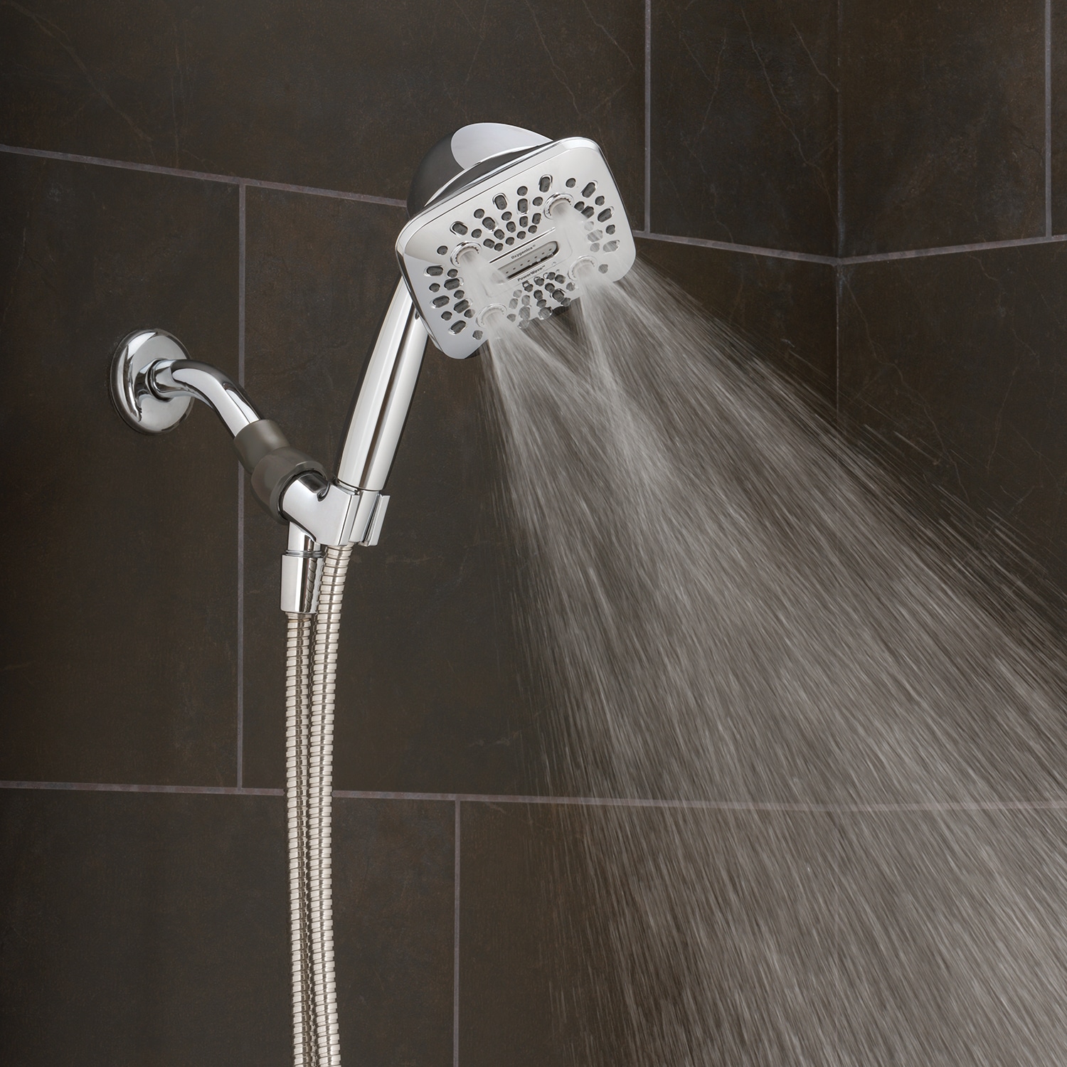 Oxygenics PowerWave Chrome Handheld Shower 1.8GPM (6.8LPM) in the