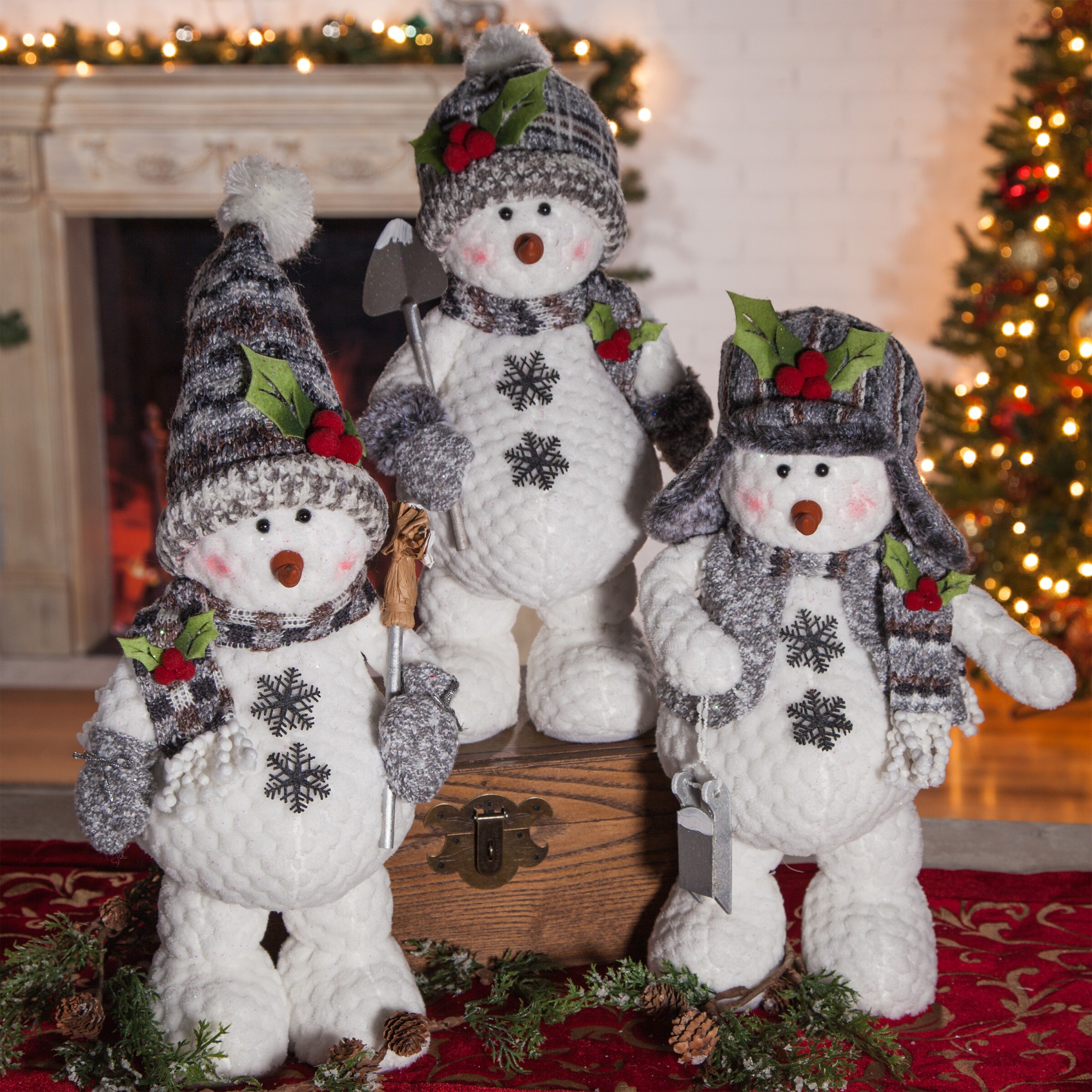 Stocking Stuffer Gift Snowman DIY Ornaments Arts/Crafts Fun Boy/Girl Lot of 2 