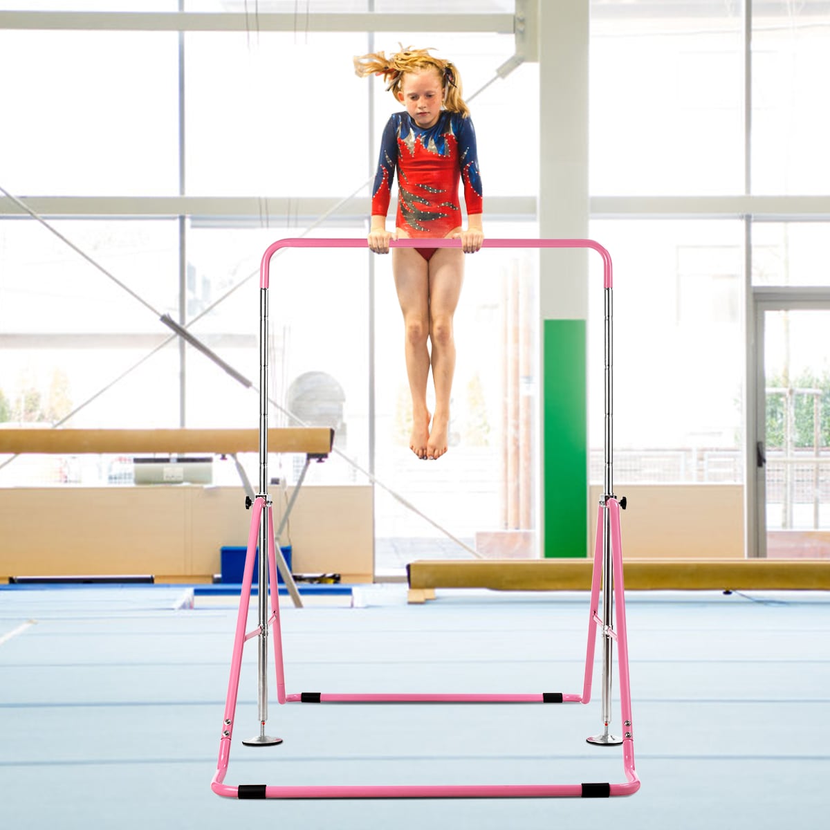 Adjustable Gymnastics Training Horizontal Bar Indoor Practice Sports Equipment for sale online 