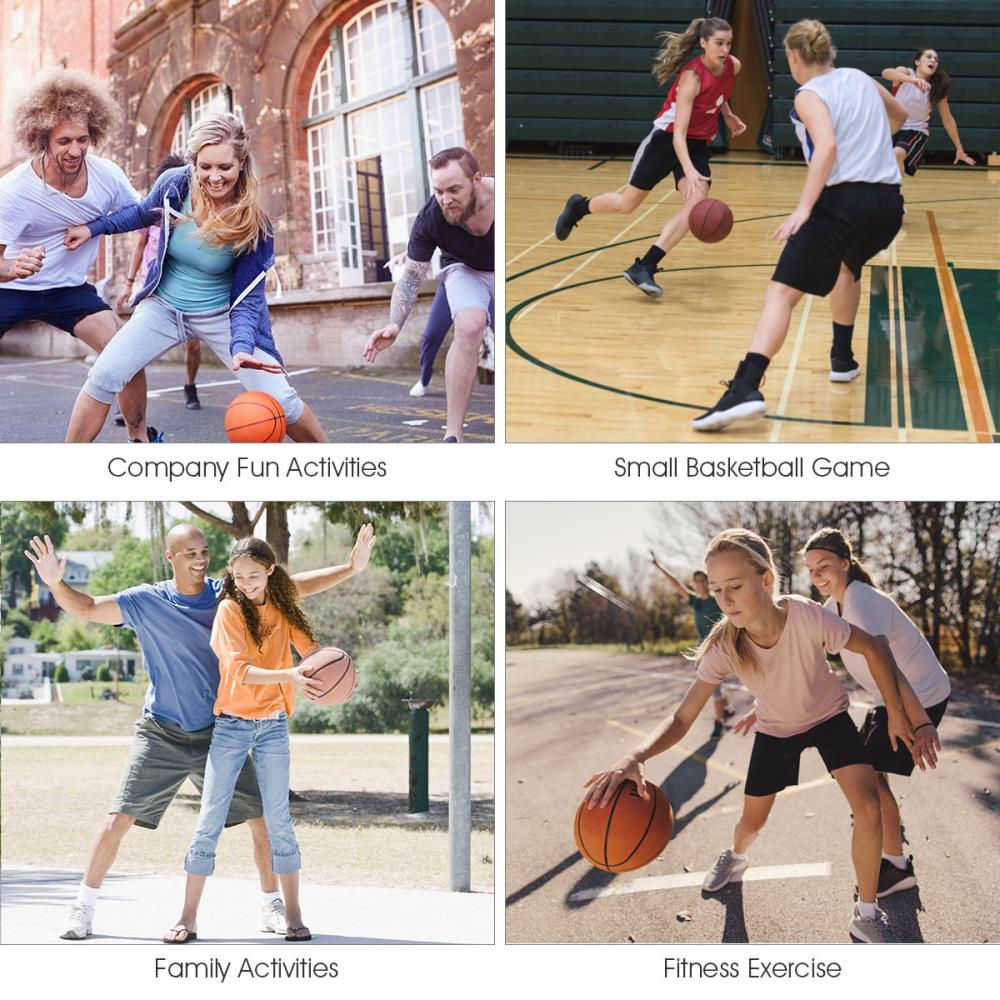 Adjustable Basketball Hoop System Stand Kid Indoor Outdoor Net Goal w/ Wheels 