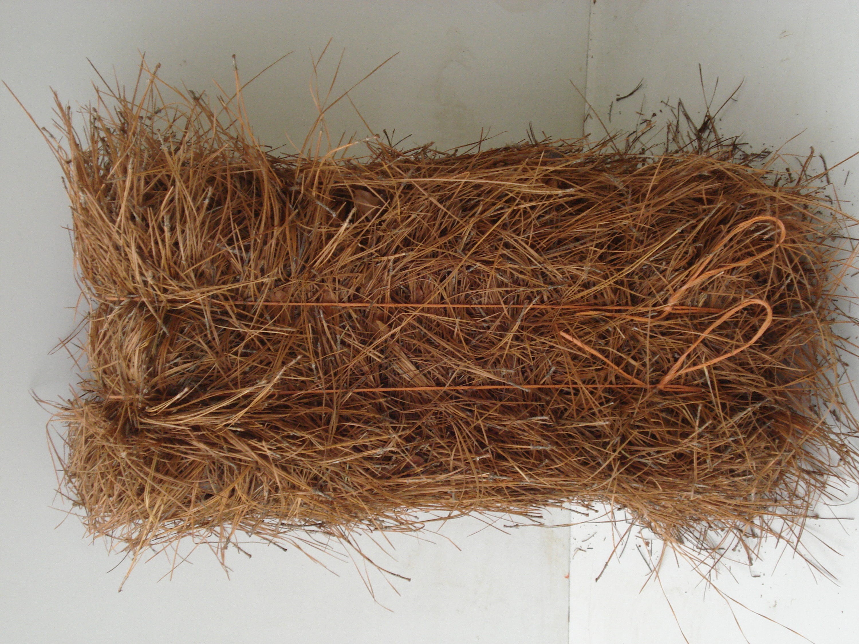 Elliptical Baled Pine Straw 