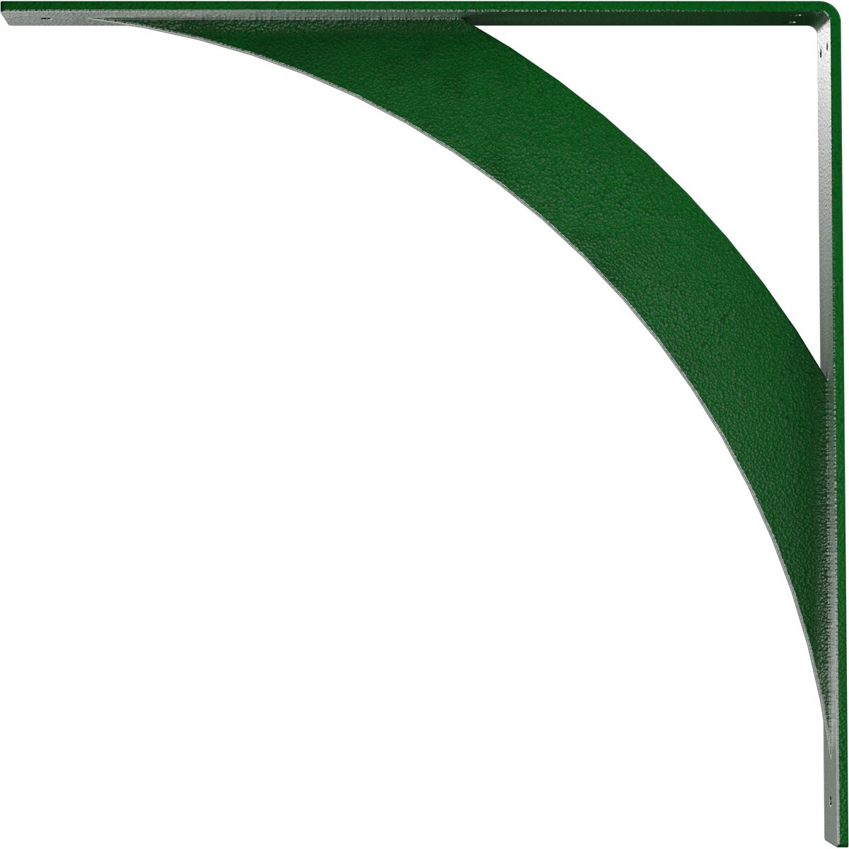 Ekena Millwork Legacy 20-in x 2-in x 20-in Green Steel Countertop Support Bracket