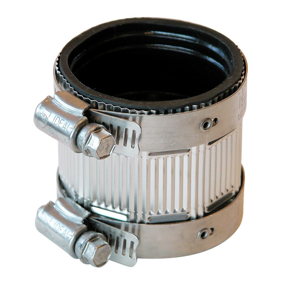 for vent lines and storm drainage The American Valve is a no-hub coupling 