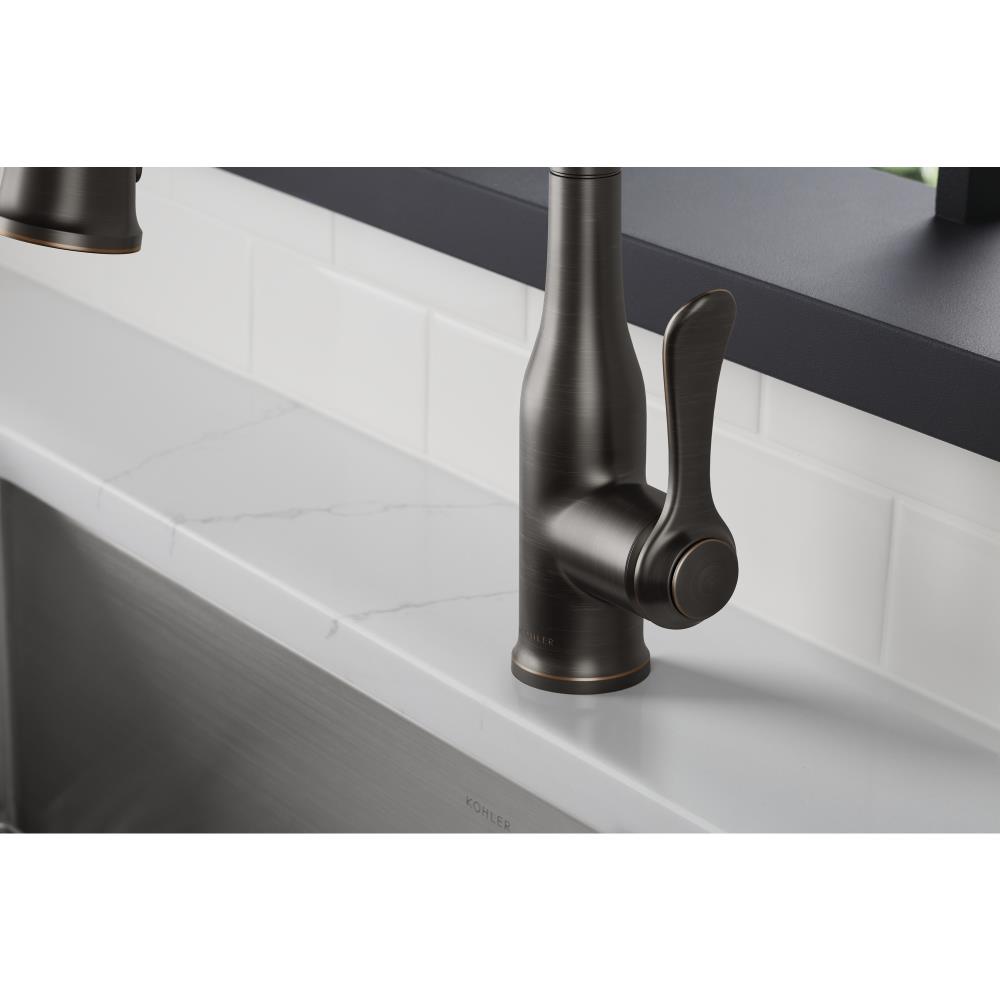 Oil-Rubbed Bronze Kohler K-R23863-SD-2BZ Motif Kitchen Faucet