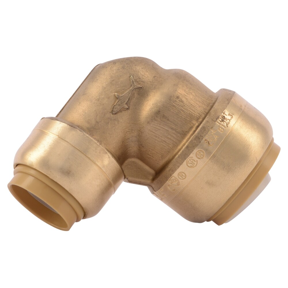 3/4" Sharkbite Style Push-Fit 25 Push to Connect Lead-Free Brass Elbows 