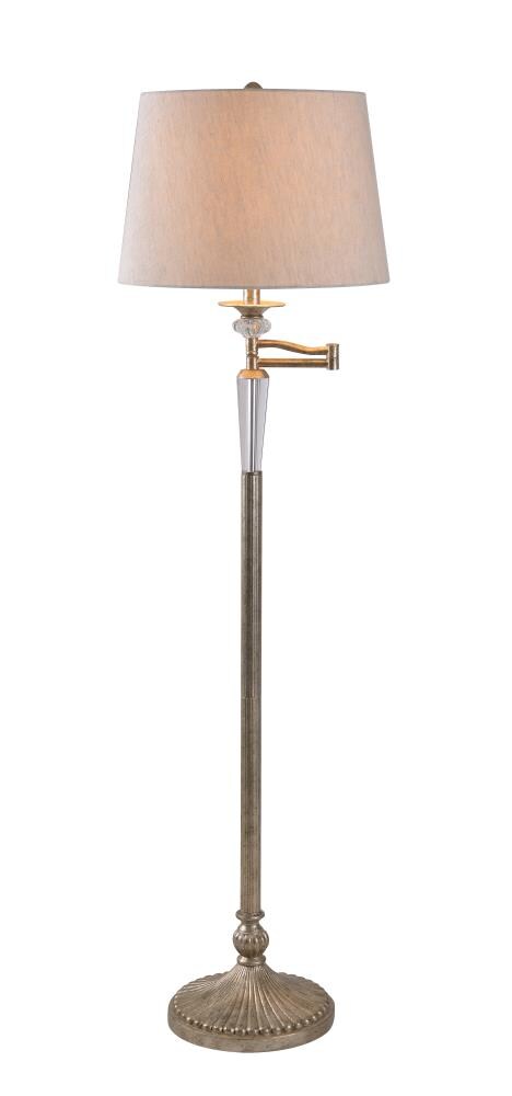 gold swing arm floor lamp