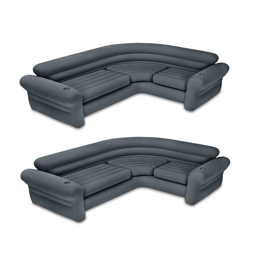 101 X 80 X 30 Intex Inflatable Corner Sofa
