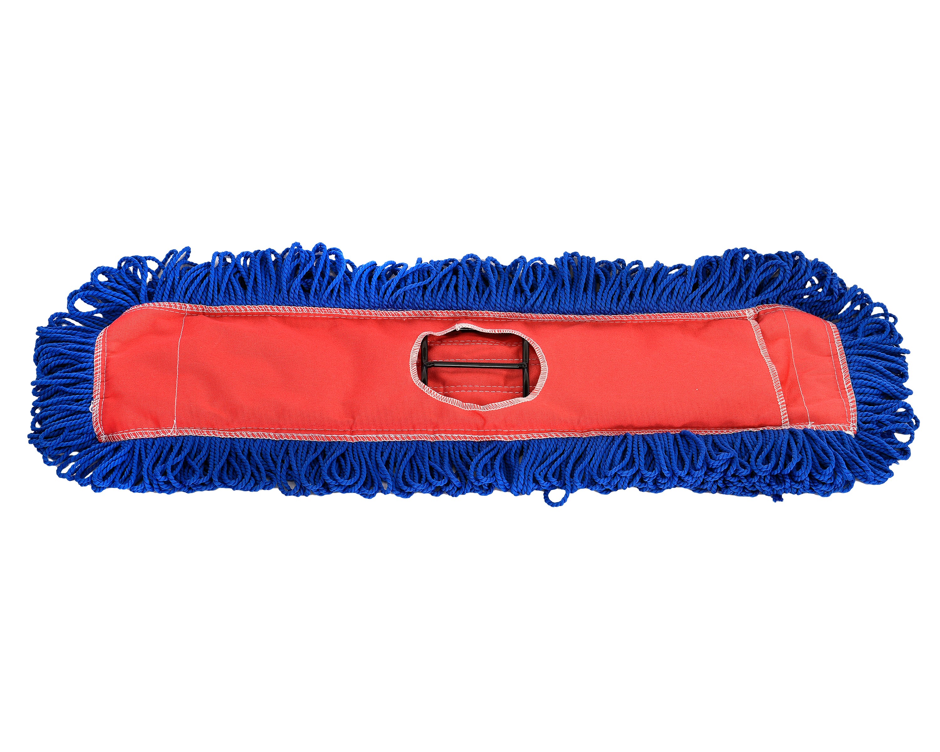 Alpine Industries Blue Red 36 inch Microfiber Replacement Dust Mop Head 