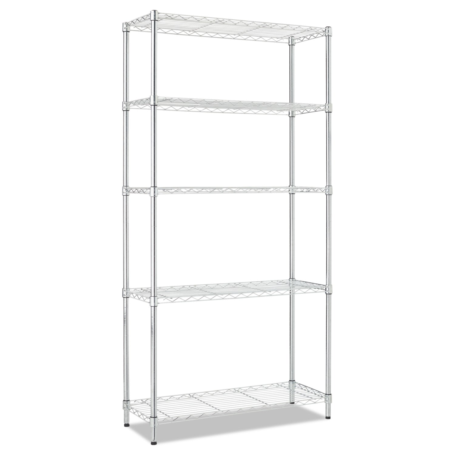 Tall Heavy-Duty Rust Free Stable Shelving Freestanding 5-Tier Rack Made in USA 